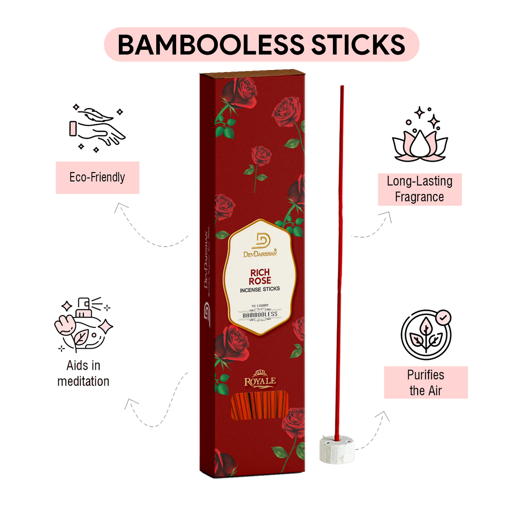 Rich Rose Bambooless Incense Sticks 2
