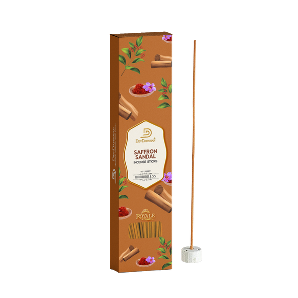 Buy Saffron [Keshar] Sandal Bambooless Incense Sticks