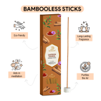 Saffron Sandal Bambooless Incense Sticks (40 Sticks)