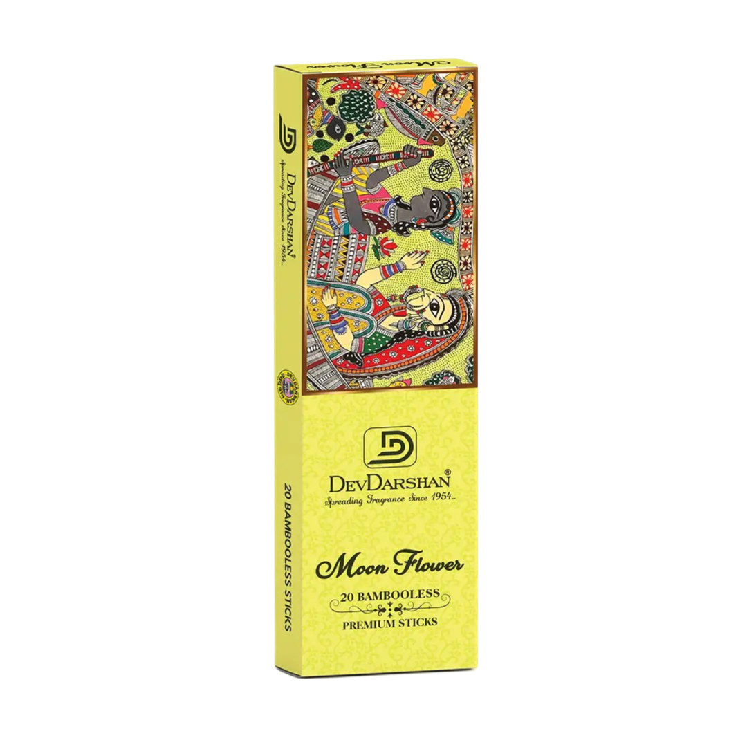 Premium Moon Flower Bambooless Incense [Dhoop] Sticks