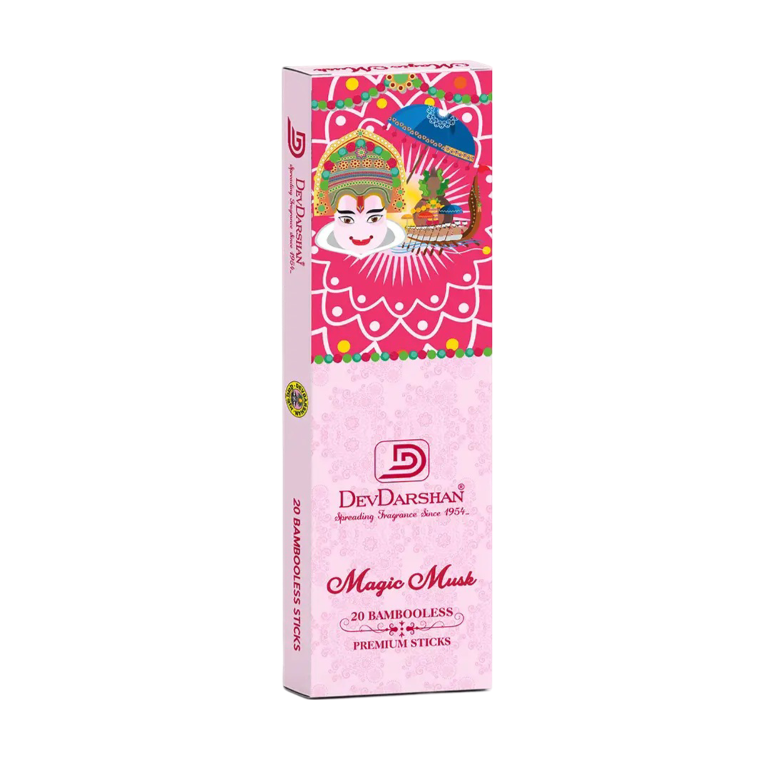 Buy Magic Musk Incense Sticks - Premium Bambooless Fragrance