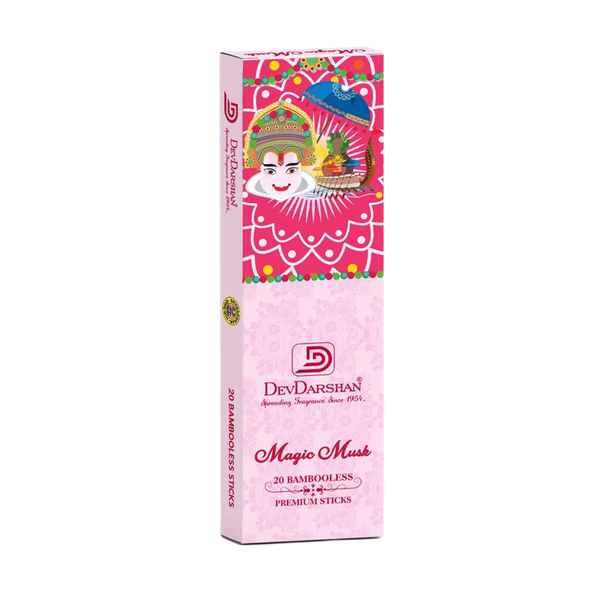 Buy Magic Musk Incense Sticks - Premium Bambooless Fragrance