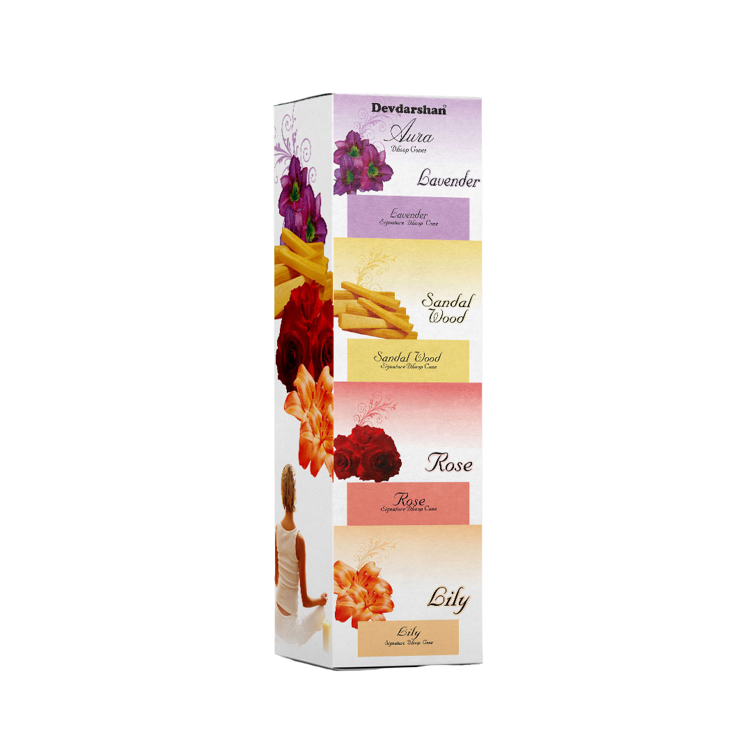 Aura Signature Dry Dhoop Cones - Premium Mix Pack