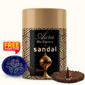 Aura Sandal Dhoop Cone Tube Pack (150g)