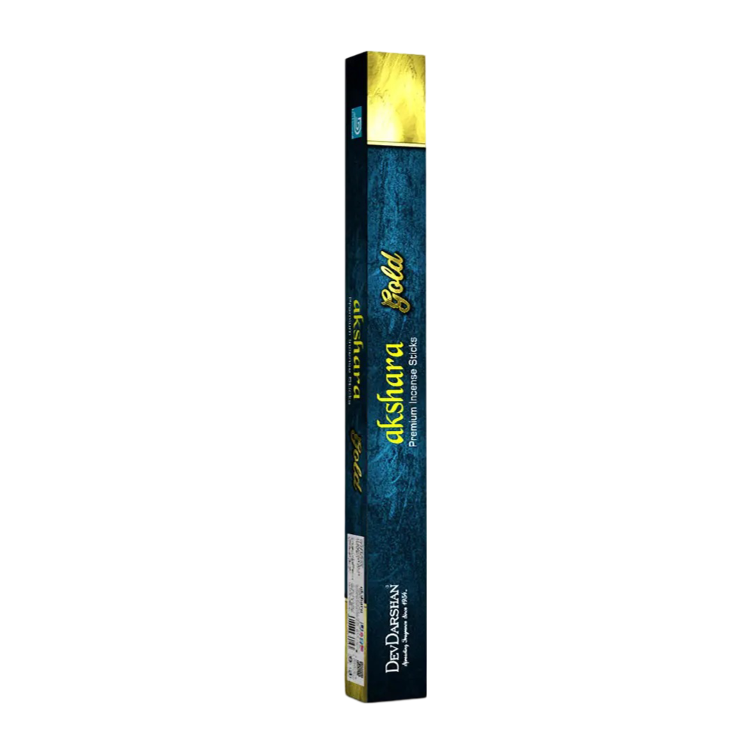 Akshara Gold Premium Long Incense Sticks - Luxurious Fragrance