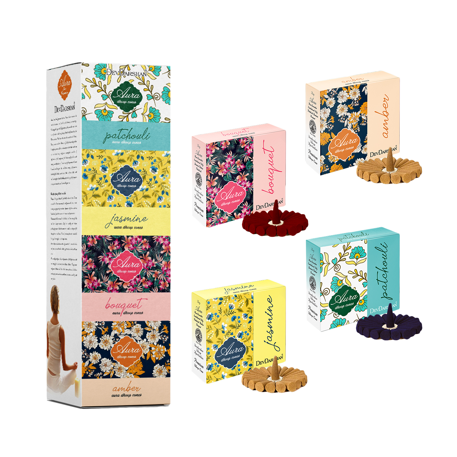 Aura Dhoop Cones Combo Pack 1