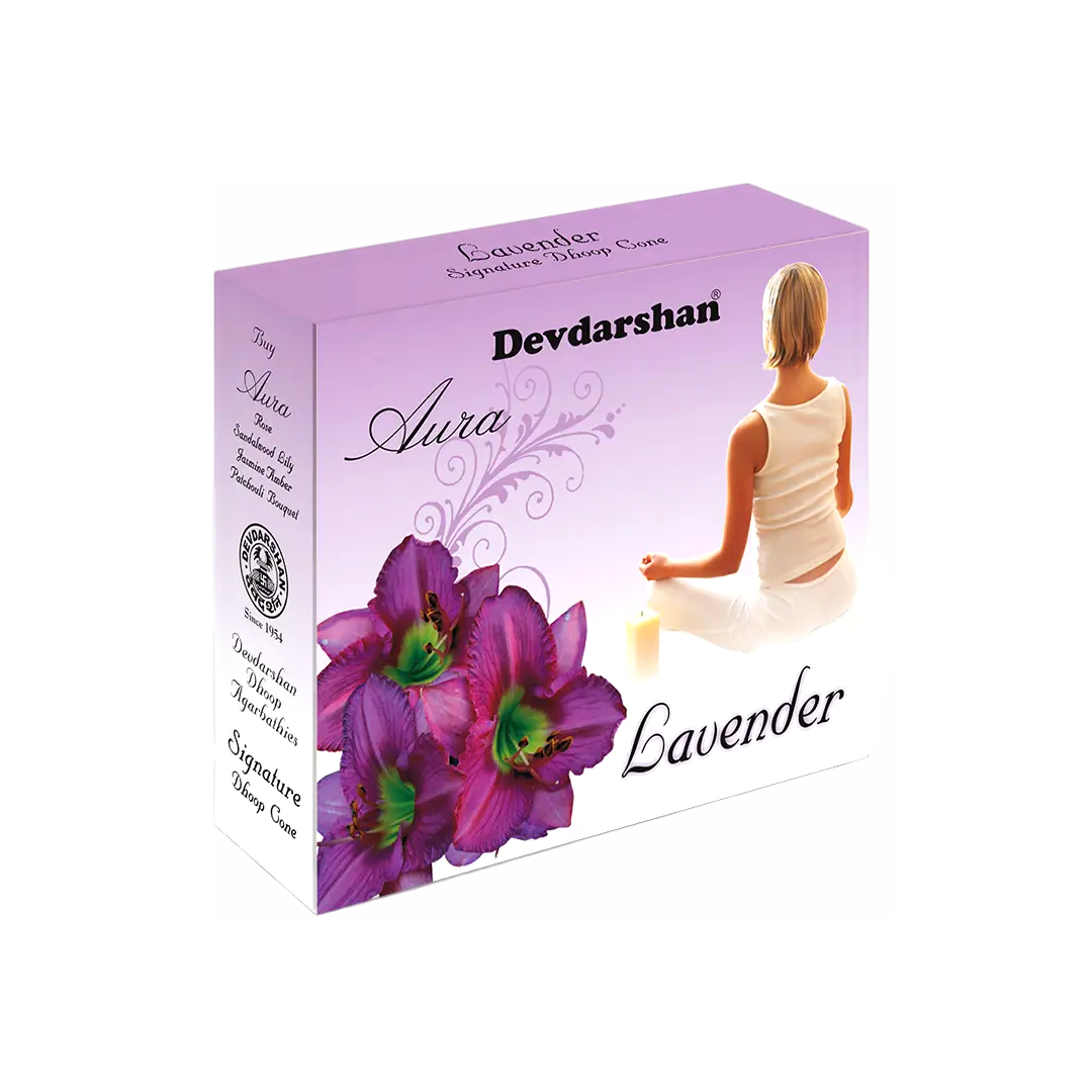 Buy Aura Lavender Dhoop Cones for Peaceful Atmosphere