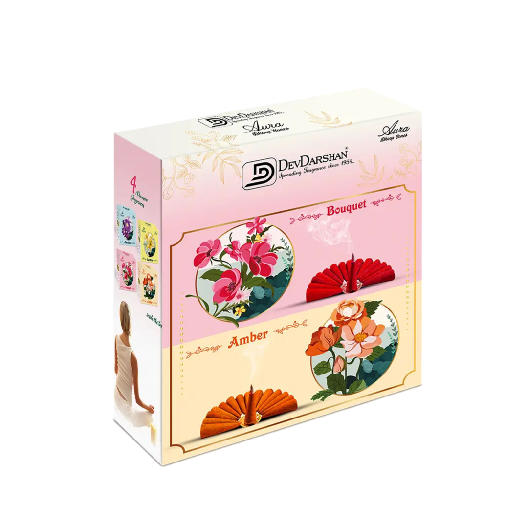 Buy Aura Fragrance Dhoop Cones - Premium Multi-Blend Pack