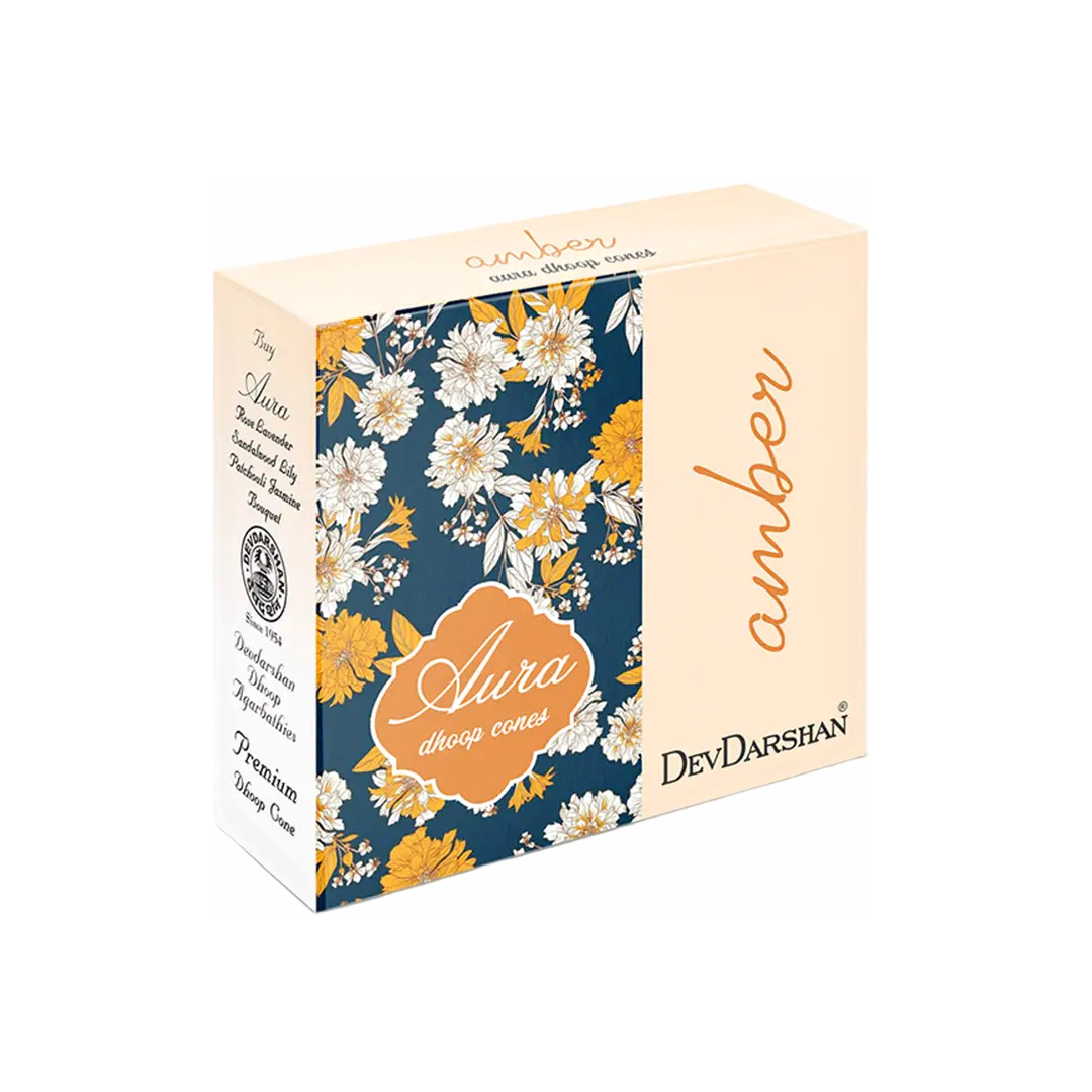 Buy Aura Amber Dhoop Cones for Warm & Soulful Fragrance