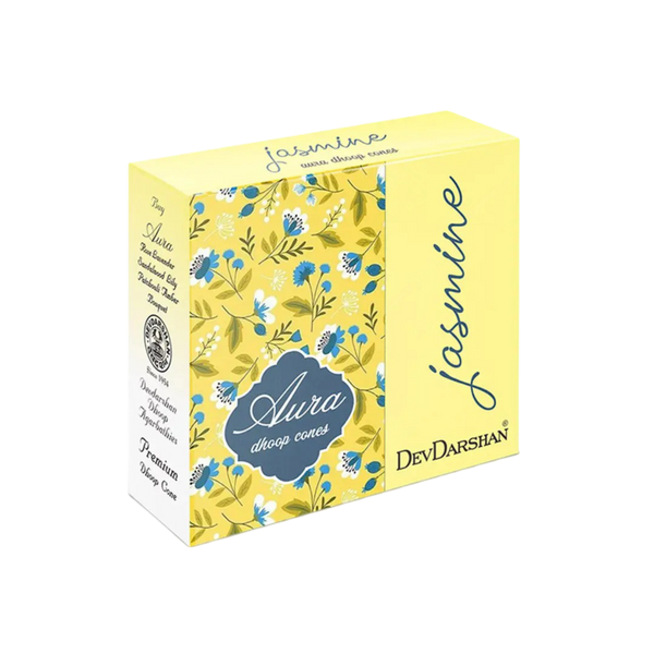 Buy Aura Jasmine Dhoop Cones - Sweet & Calm Floral Scents