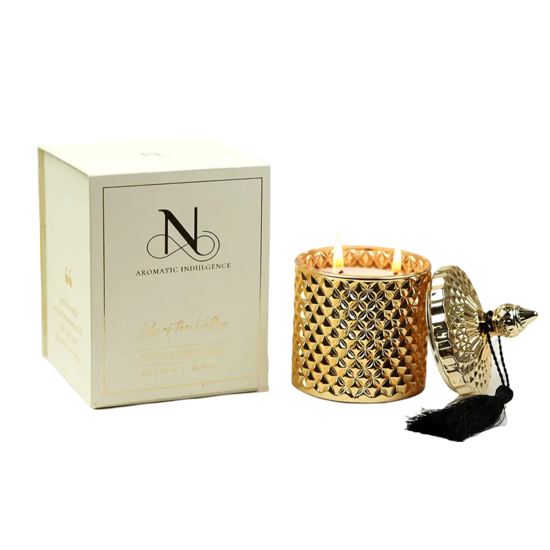 Buy Crystal Jar Lily of the Valley Soy Scented Candle