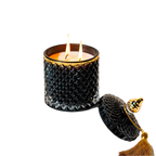 Crystal Jar Oudh Noir Soy Scented Candle (200g)