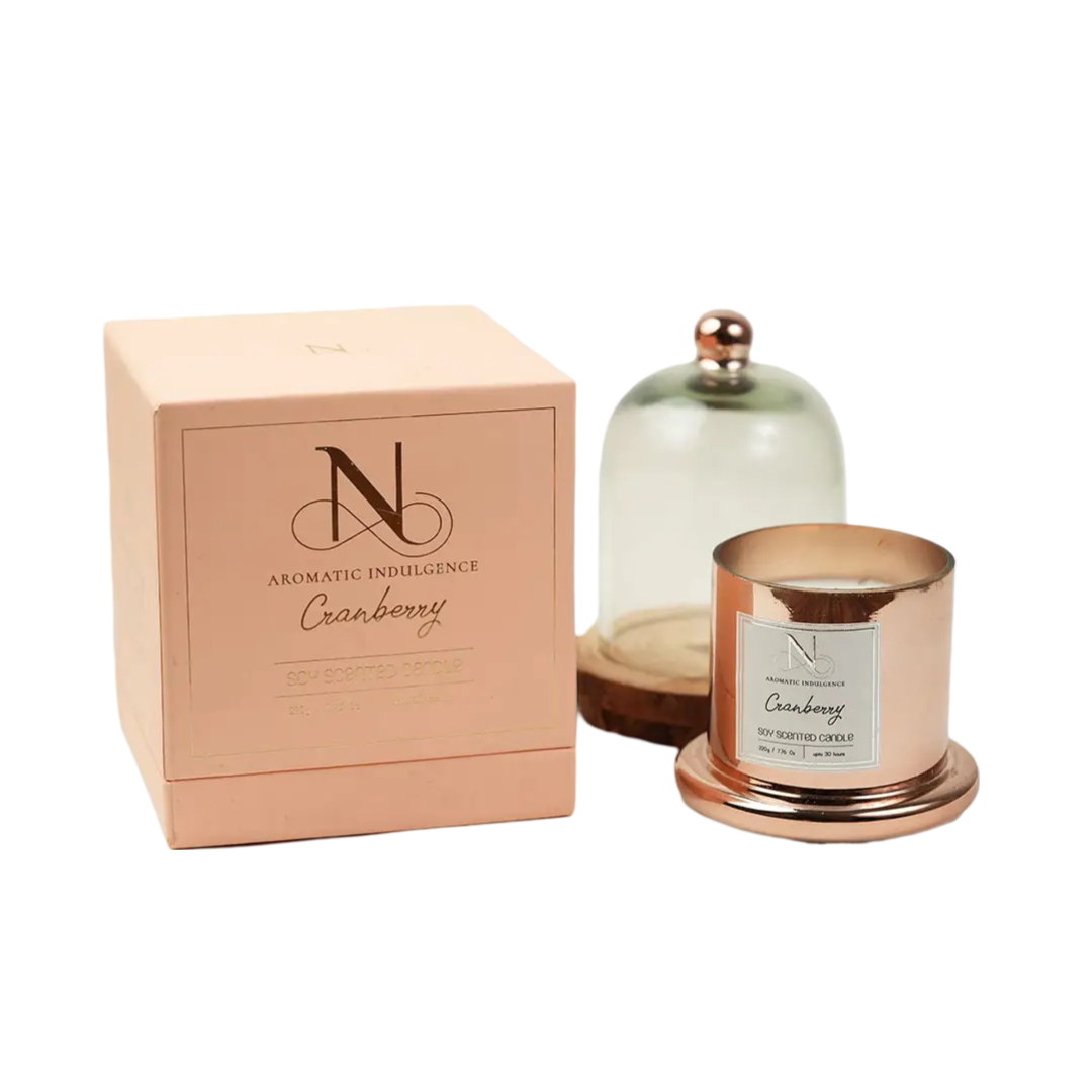 Shop Bell Jar Cranberry Soy Scented Candle for Home Decor