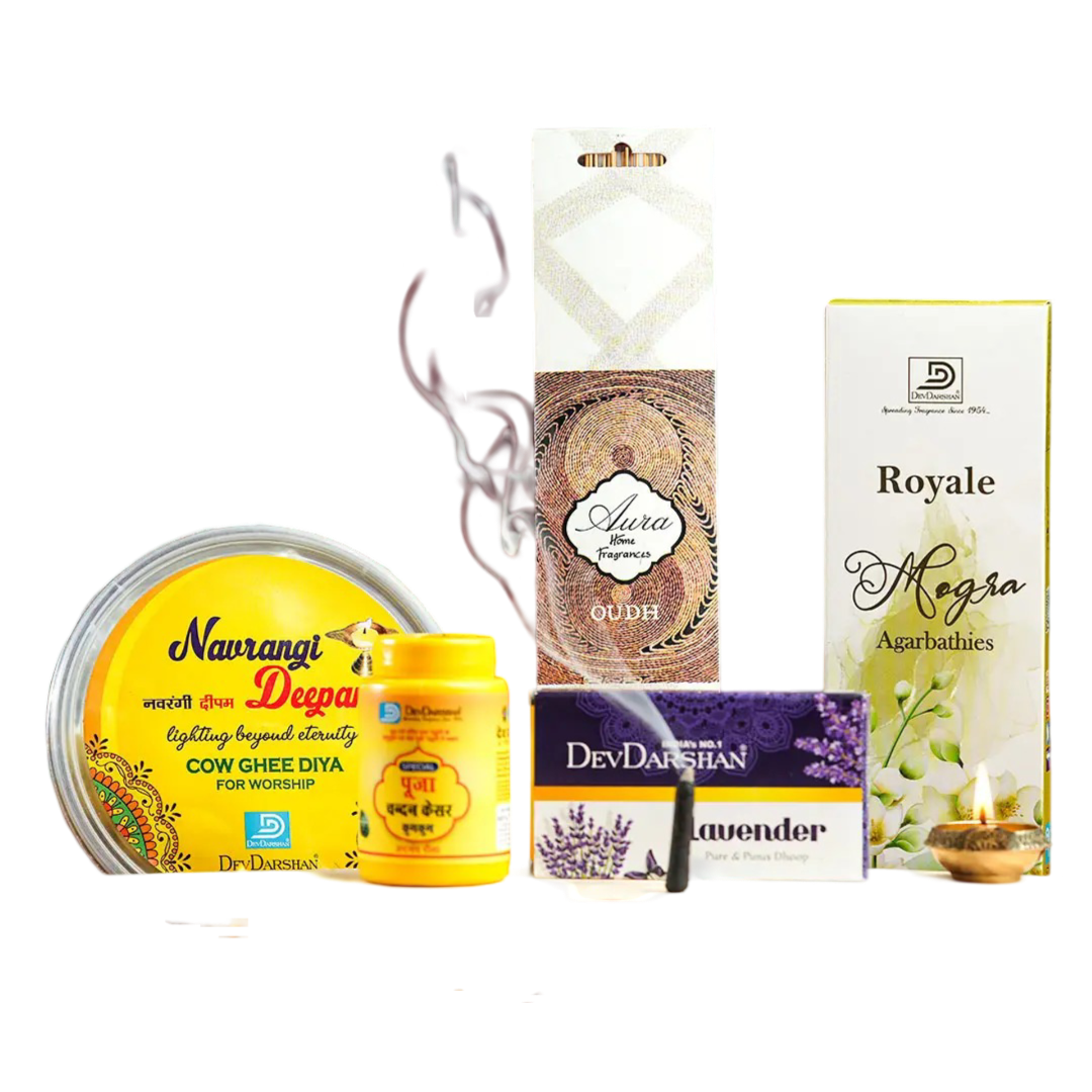 Buy Light & Incense Combo Gift Set - Premium Aromatic Delight