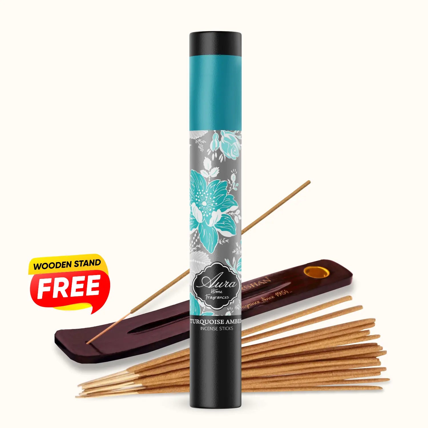 Aura Turquoise Amber Incense Sticks – Relax & Refresh