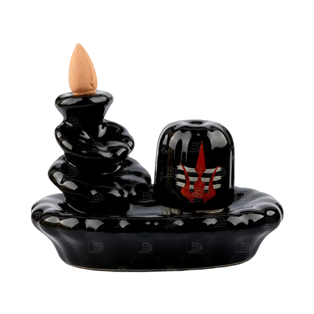 Buy Shivling Backflow Incense Burner – Divine Smoke Flow