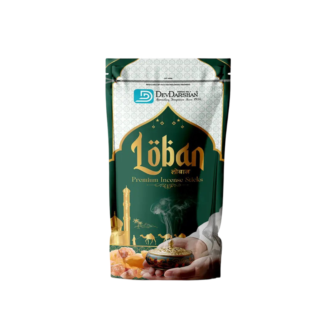 Aromatic Loban Incense Sticks Pouch for Puja & Relaxation