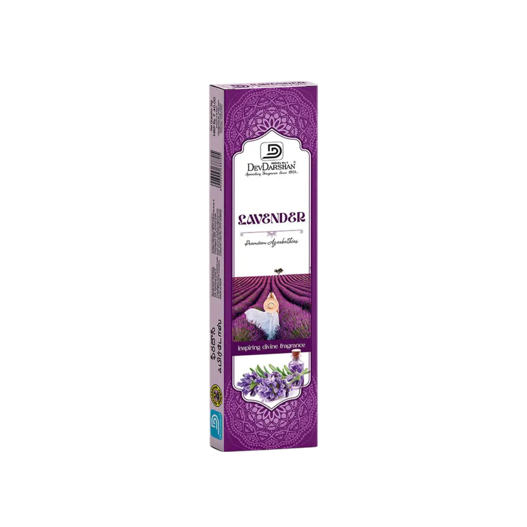 Premium Lavender Incense Sticks – Peaceful Floral Scent