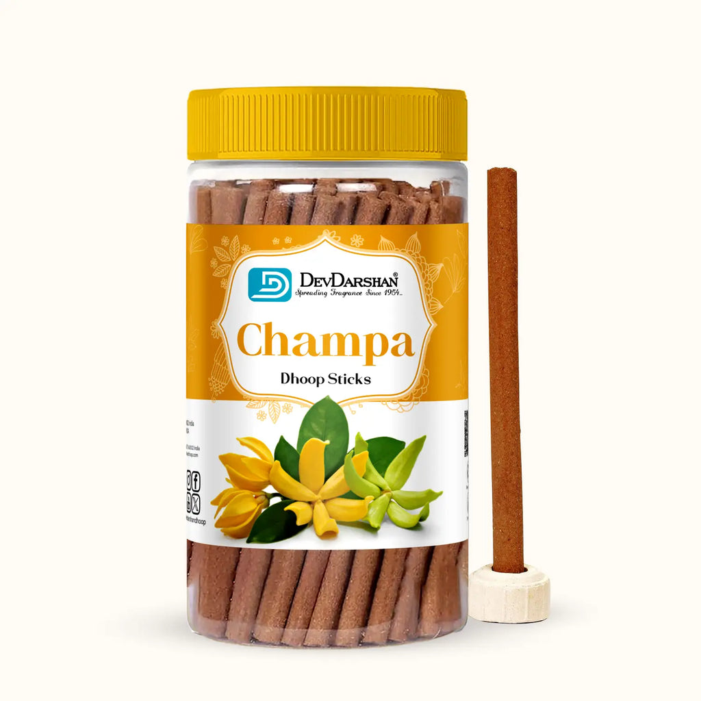 Champa Dry Dhoop Sticks Jar (85g) 2