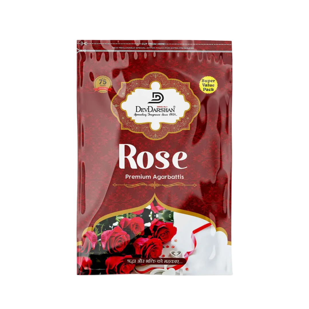 Shop Rose Incense Sticks Pouch - Premium Floral Freshness