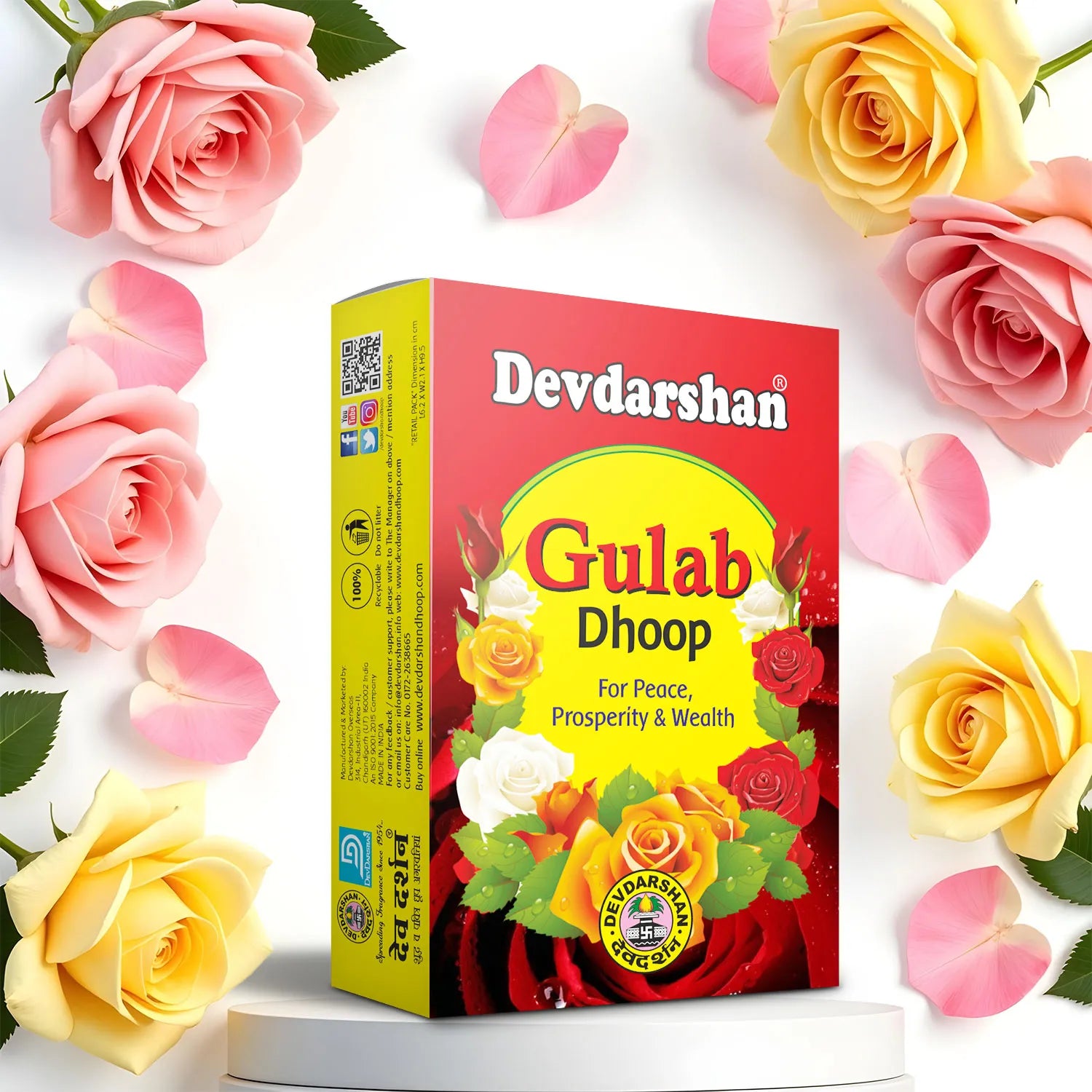Gulab Wet Dhoop Sticks (20 Sticks) 4