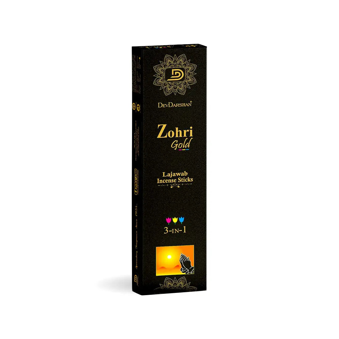 Zohri Gold 3 in 1 Incense Sticks