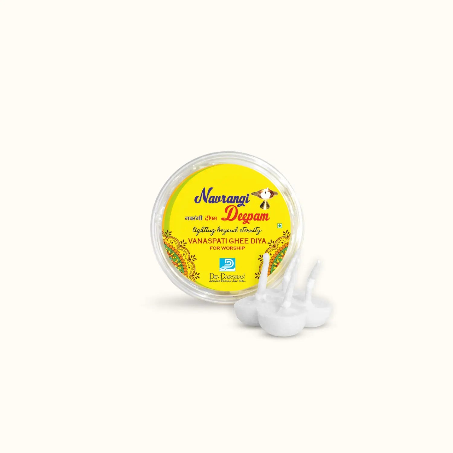 Navrangi Deepam Vanaspati Ghee Diya Wicks