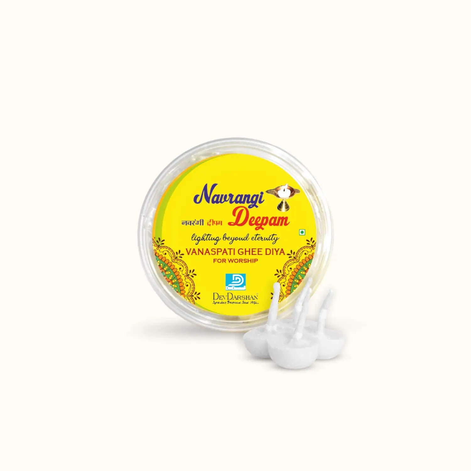 Navrangi Deepam Vanaspati Ghee Diya Wicks