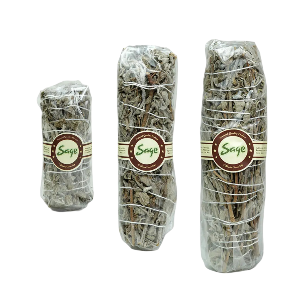 California Green Sage Smudge Sticks Online - Fresh & Aromatic