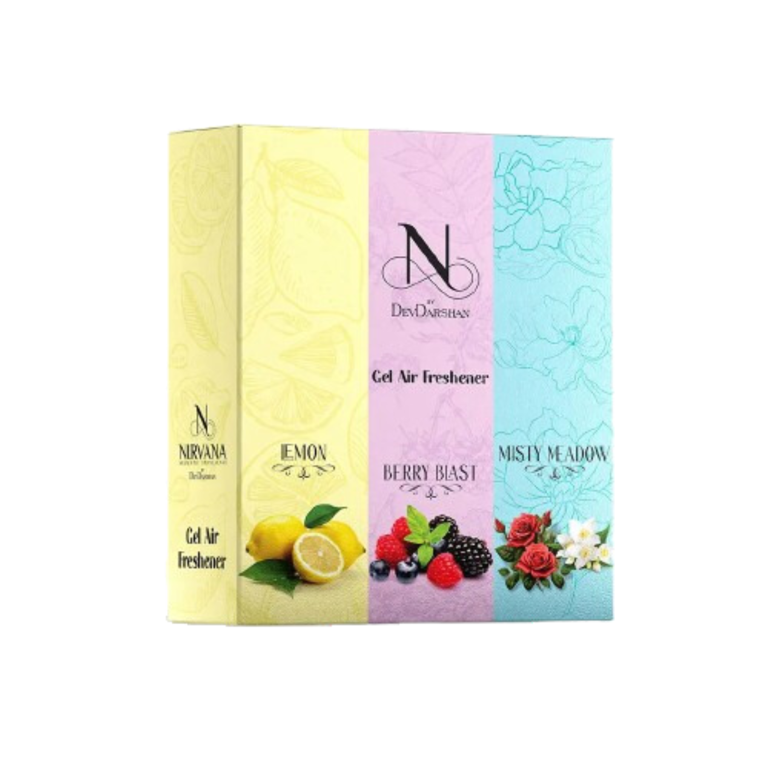 Buy Premium Gel Air Freshener for Cars & Office (Pack of 6)