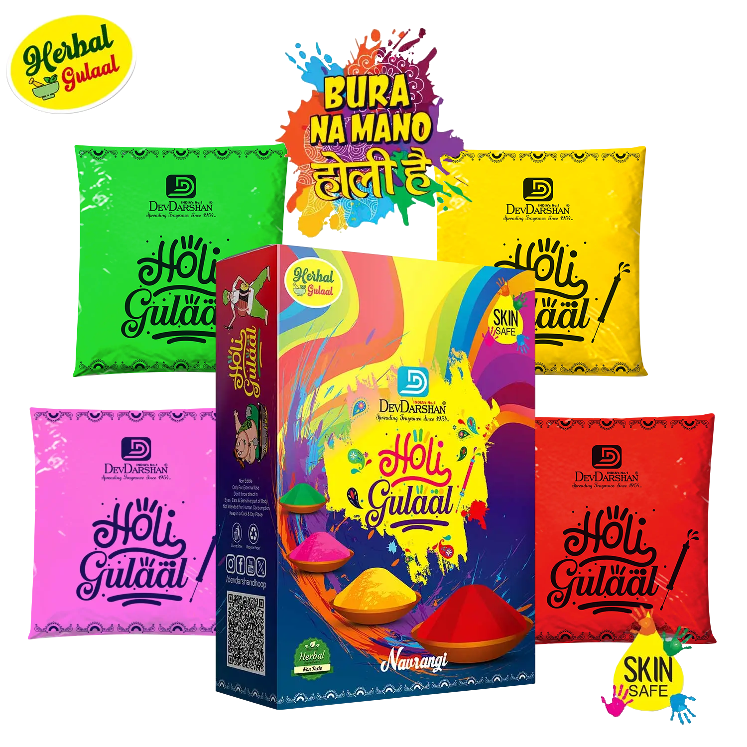 Navrangi Herbal Holi Gulaal