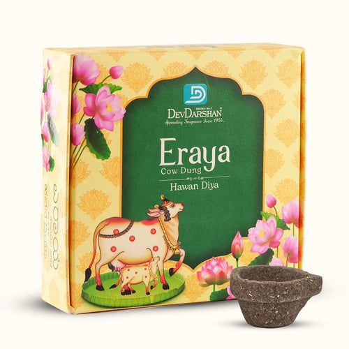 Eraya Cow Dung Hawan Wick (4 Pieces)