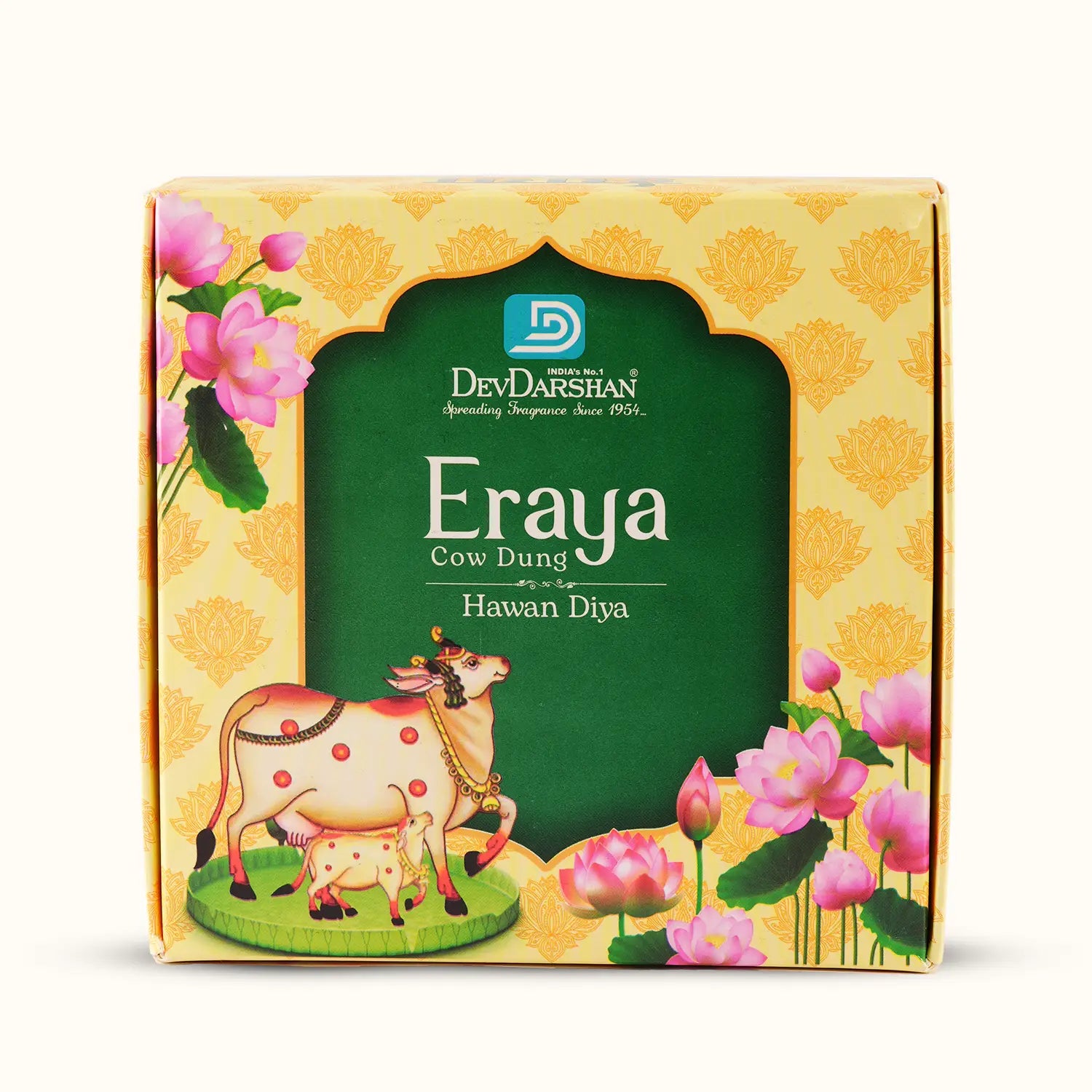 Eraya Cow Dung Hawan Diya (4 Diyas) 1