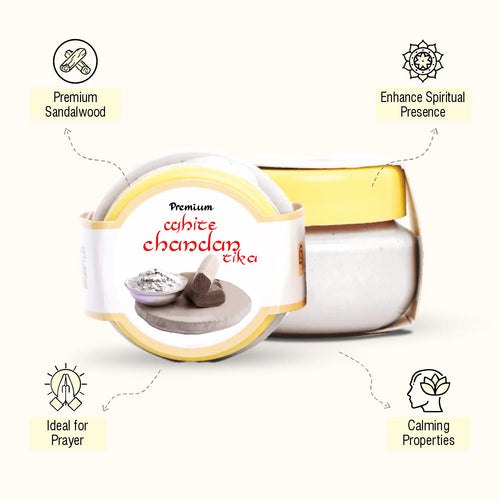 Premium White Chandan Wet Tika (30g)