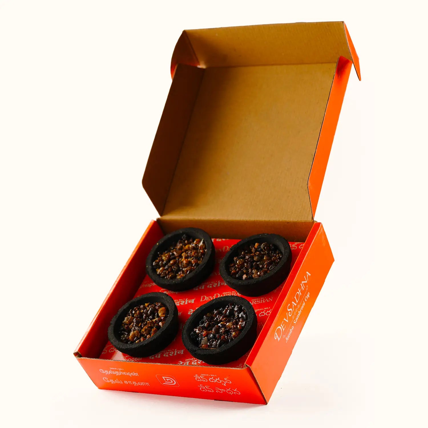 Dev Sadhna Jumbo Sambrani Hawan Cups (Pack of 4 Cups) 2