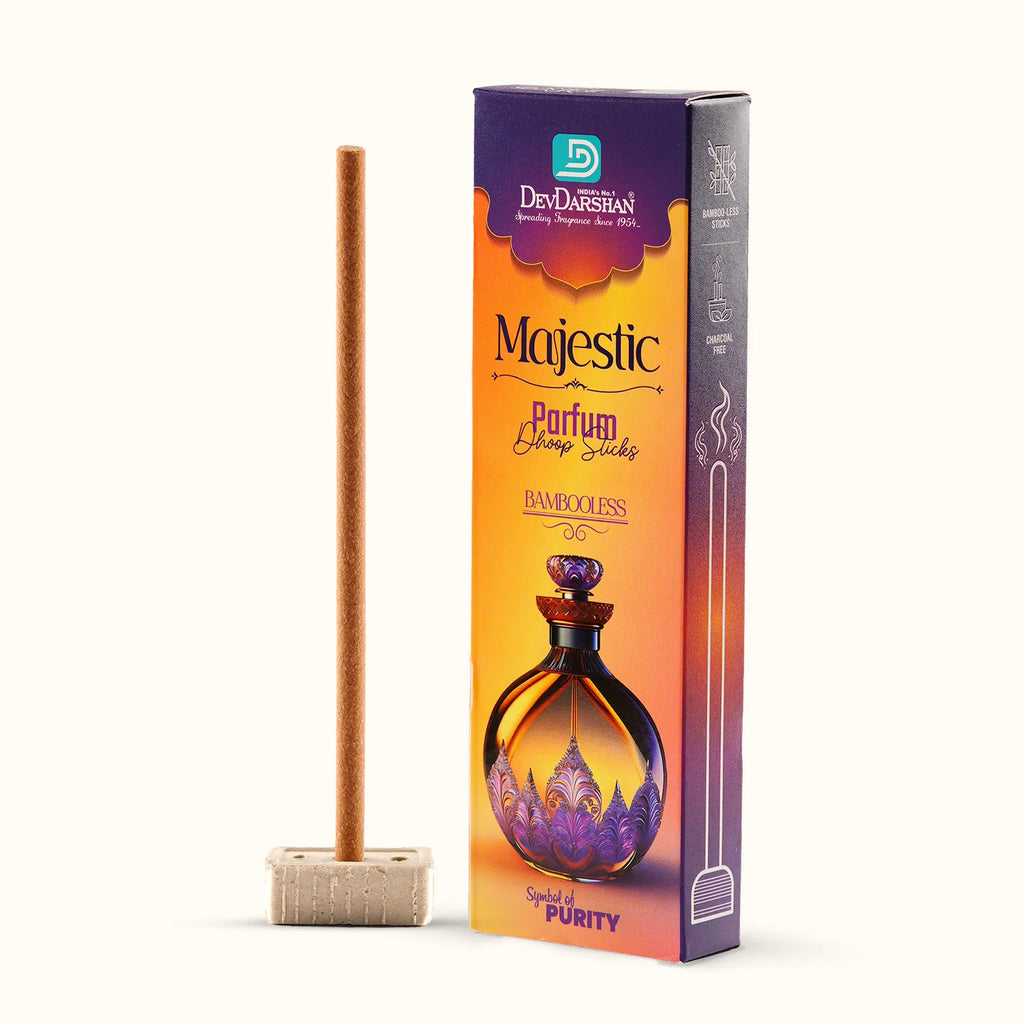 Majestic Bambooless Parfume Dry Dhoop Sticks (70g) 1