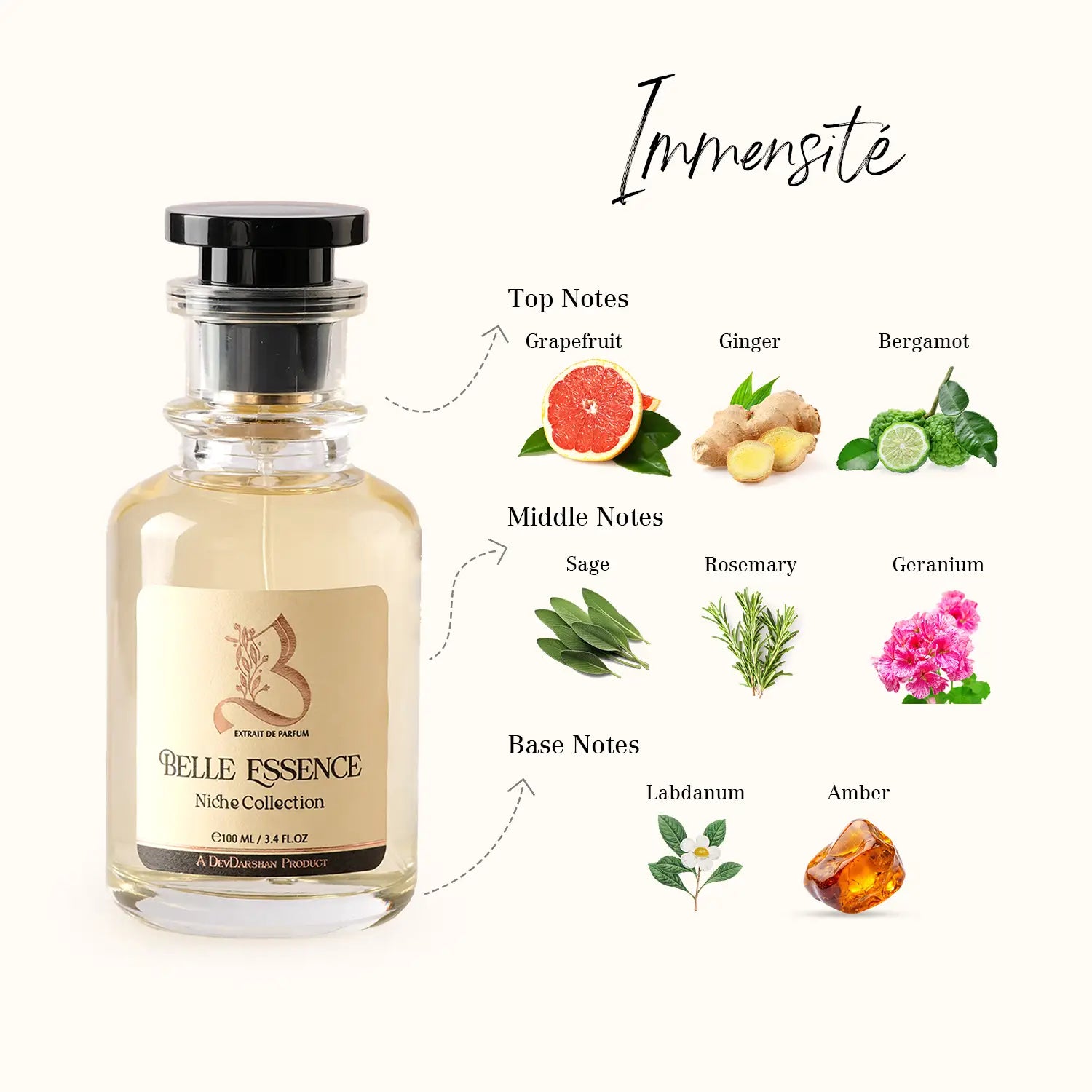 Belle Essence Immensité Parfum for Men (100ml)