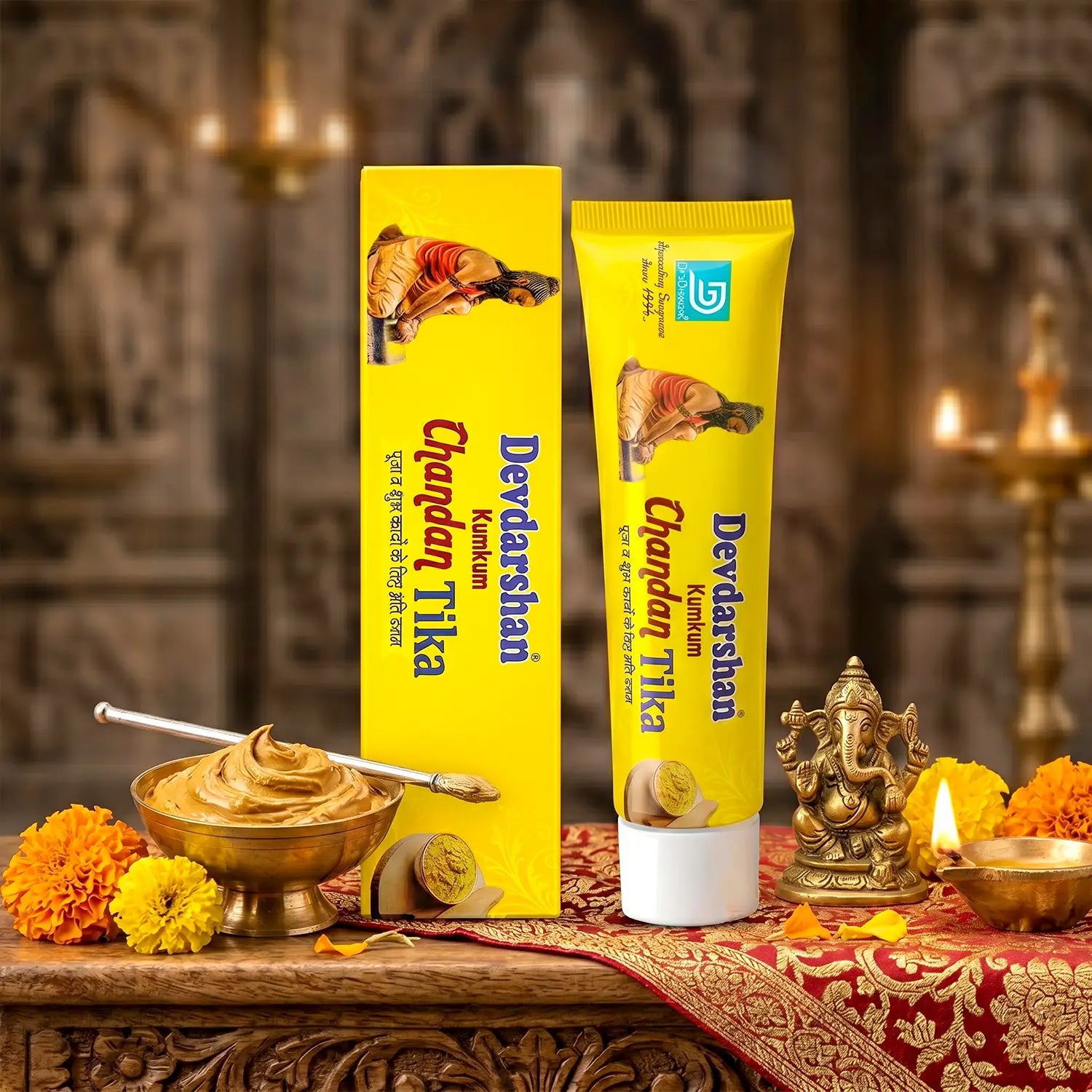 Kumkum Chandan Wet Tika Tube Pack (30g)