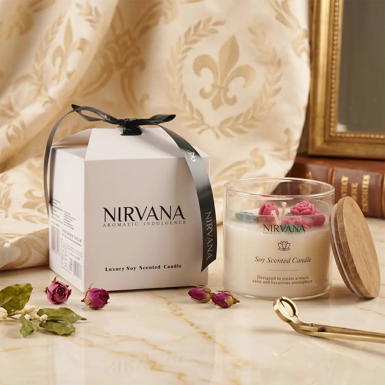 Sacred Lotus Soy Scented Candle (200g)