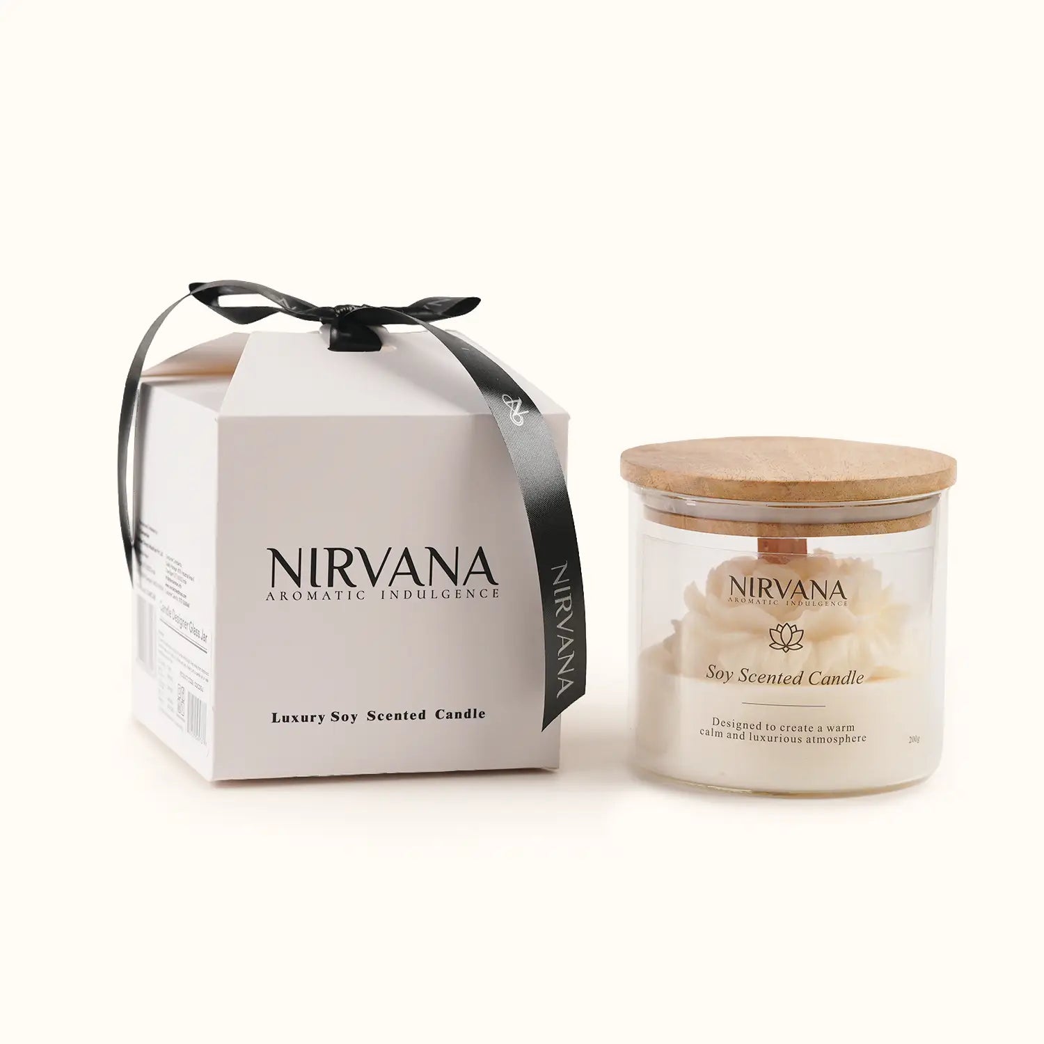 Peony Allure Soy Scented Candle (200g)