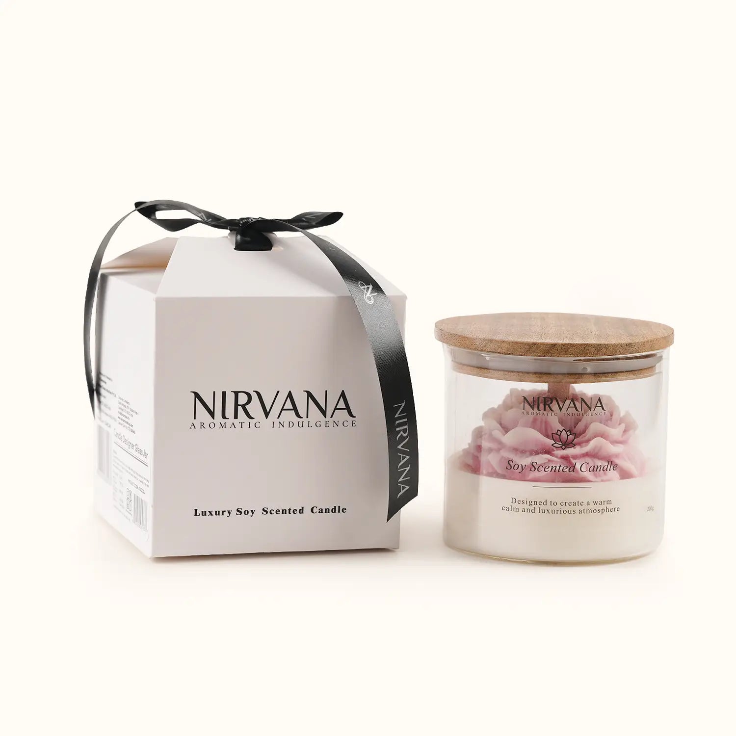 Peony Madamme Soy Scented Candle (200g)