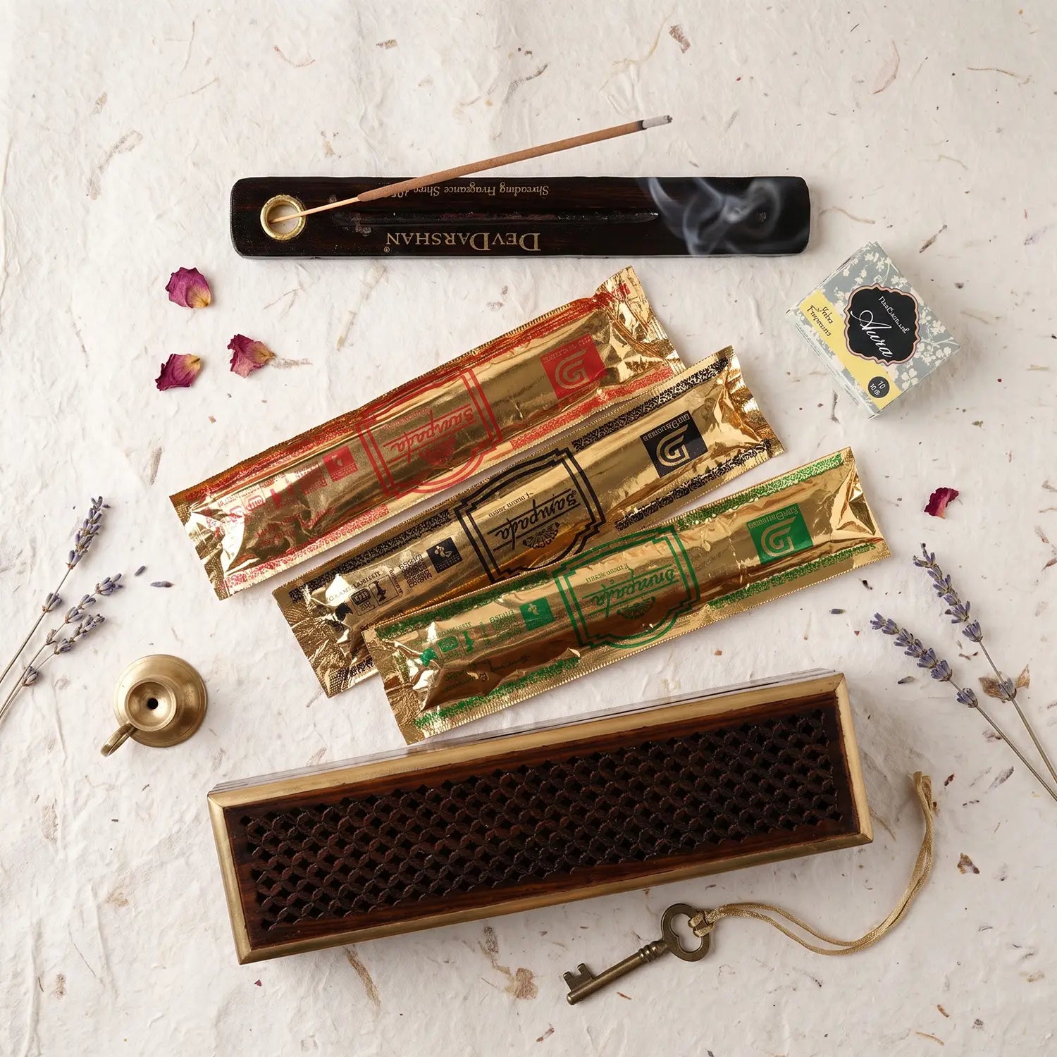 Sampada Wooden Incense Sticks Box