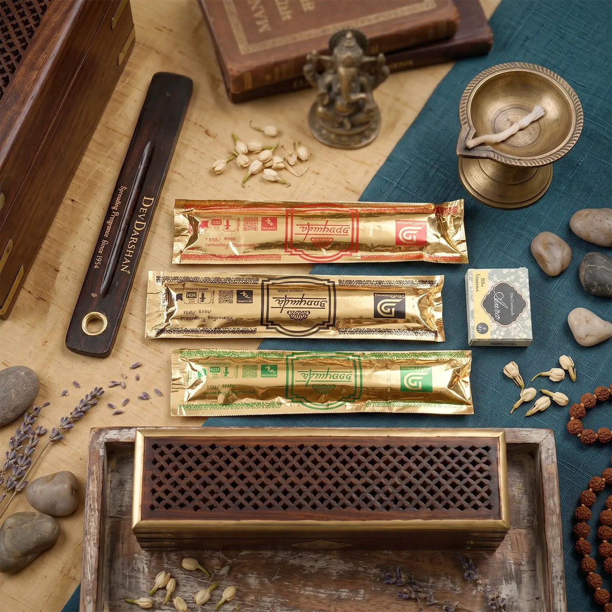 Sampada Wooden Incense Sticks Box