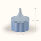 Trinket Jar Scented Candle with Dome Lid (Serene Blue)