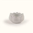 Ceramic Lotus Tealight Candle Holder (Sky Blue)