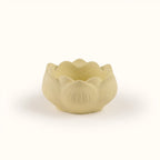 Ceramic Lotus Tealight Candle Holder (Sunshine Yellow)