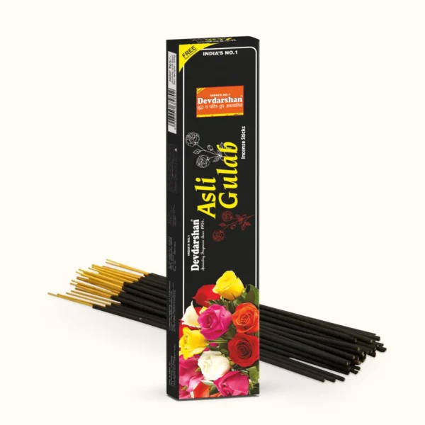 Asli Gulab Incense Sticks (100g)