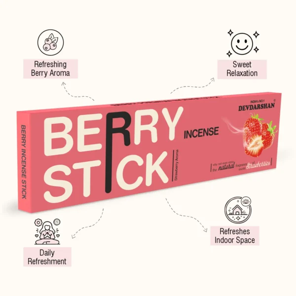 Berry Stick Incense Sticks (20 Sticks) - Image 2