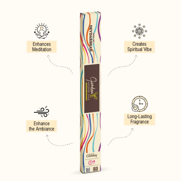 Lemongrass Garden Long Incense Sticks (6 Sticks) - Image 2