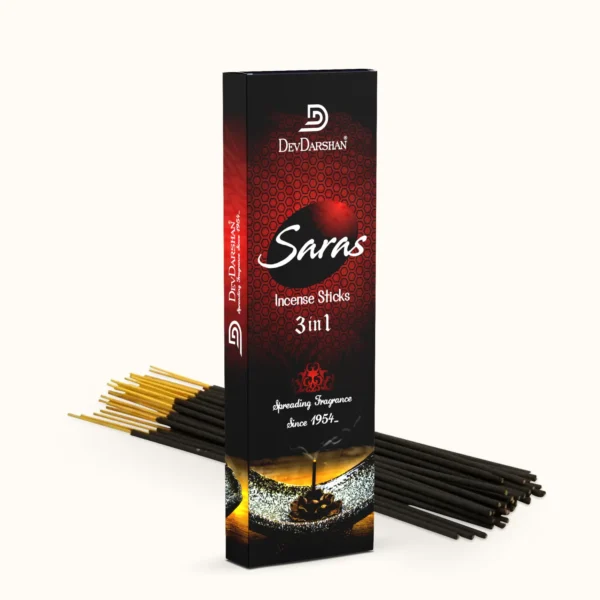 Saras 3 in 1 Incense Sticks (40g)